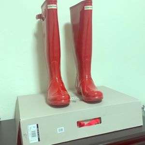Military Red Hunter Rainboots